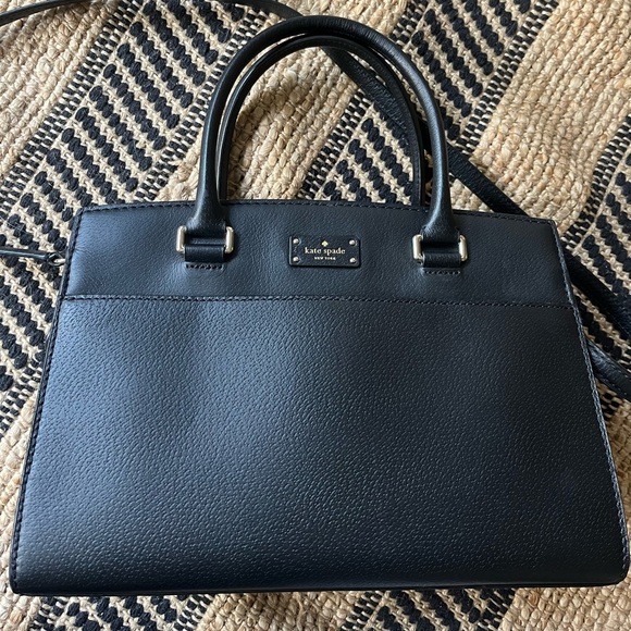 Kate Spade New York Women's Caley Grove Street Leather Satchel Crossbody Bag - Picture 3 of 8